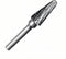 Tungsten Carbide Burr Bits - 1/2" Cutter Head, 1/4" Shaft Double Cut Rotary File Tool for Metal Woodworking