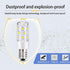 E14 4000K AC120V 2835 21SMD Chipsets E14 Bulb Pack 2 Ruiandsion LED Wall Sconces Warm Screw Base LED for Candle Ceiling