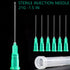 100 Pack 21Ga 1 1/2 Inch Stainless Steel Dispensing Lab Tools Accessories for Measuring and Refilling, Individually