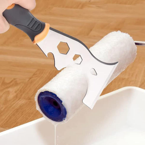 Paint Scraper 16 in 1, Putty Knife Painters Tool for Wood and Wallpaper