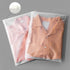 50 Pcs Frosted Zipper Poly Bags for Clothing, 12x16 Inch Plastic Packaging Bags for Small Businesses, Clear Apparel Bag