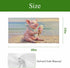 Yomandocix 4x2 feet,4 Pack Classroom,Summer Ice Cream Pig Fluorescent Light Covers for Ceiling Lights Magnetic Light