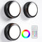 BESTDLCLITE LED Puck Lights with Remote, 13-Color Under Cabinet Lighting Wireless, Battery Operated