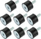 8PCS M8 Rubber Isolator Mounts, Anti Vibration Generator Isolation Mounts for Air Compressors and Diesel Engines