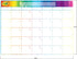 Dry Erase Calendar Board, Whiteboard for Family Schedules, School Classrooms, Great for Teachers and Kids