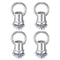 M METERXITY 4 Pack Light Fixture Hooks Ring Nuts,5kg Max Load 13mm ID M10