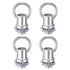 M METERXITY 4 Pack Light Fixture Hooks Ring Nuts,5kg Max Load 13mm ID M10