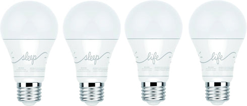 C by GE A19 C-Life and C-Sleep Smart LED Light Bulb Combo