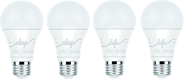 C by GE A19 C-Life and C-Sleep Smart LED Light Bulb Combo