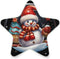 ALAZA Merry Christmas Snowman Tree Black Star Shaped LED Night Light Dusk