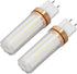 2 20W G12 Bulb 2000LM 360 Bulb plplaaoo Pcs LED Corn Light Degree Lighting Angle SMD Chip LED Corn Light for Ceiling