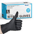 Black Nitrile Disposable Gloves, 4 Mil Medical Exam Gloves, Latex & Powder-Free, 100 Count for Cleaning and Food Safety