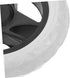 2pcs PRETYZOOM Heavy Duty Rolling Cart Wheels for Grocery Shopping Trolley and Laundry Utility Carts Wear Resistant