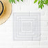 Set 9.8x9.8 5 INFUNLY Square Acrylic Router Template Clear Router Inlay Template Sizes Woodworking Router Template