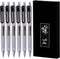 Ultra Fine Point Pens 0.38, Smooth Writing Retractable Pens for Journaling, Planner, Note Taking, 6 Count