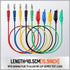HORUSDY 22PCS Back Probe Pin Kit, Electrical Testing Probes with 5 Colors Silicone Wires for Multimeter