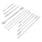 Stainless Steel Medicine Spoon Laboratory Scraper Mini Spoon Set for Trace Drugs and Reagents