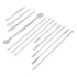 Stainless Steel Medicine Spoon Laboratory Scraper Mini Spoon Set for Trace Drugs and Reagents