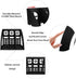 SAYEEC 2Pcs Plastic Magazine Holder Binder Stand for Desk, Vertical File Sorter, Office School Storage Rack (Black)