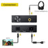 PROZOR 192kHz Digital to Analog Converter - DAC Optical Toslink to 3.5mm Stereo Audio Adapter for HD TV, DVD/Blu-Ray