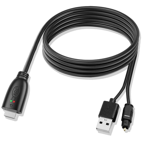 192KHz HDMI ARC to Optical Audio Adapter, HDMI ARC Cable for Soundbar