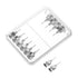 HARFINGTON 12pcs 21Gauge Stainless Steel Dispensing Needles, 1/4" Blunt Tips for Thick Liquids, Lab Use