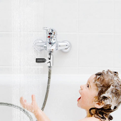 Chesoon 5-85/41-185 360 SN12 Instant-Read Shower Thermometer LED Digital Display Fahrenheit/Centigrade Baby Bath Water