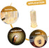 Cabilock LED Candle Light Bedside Night Lamp Crystal Refraction Romantic Atmosphere Decor Battery Operated for Bedroom