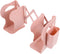 Telescopic Pink Small Bookend and Desk Organizer with Vertical Book Holder for
