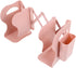 Telescopic Pink Small Bookend and Desk Organizer with Vertical Book Holder for