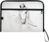 senya Accordion File Organizer - White Horse Expanding File Folder with Zipper, 13 Pockets for Documents