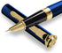 Dryden Designs Fine Nib Fountain Pen - Includes 24 Ink Cartridges, 12 Black and 12 Blue for Smooth Elegant Writing