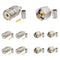 wlaniot PL259 + SO239 Crimp Connectors Kit for RG58 RG142 RG400 LMR195 Coaxial Jumper Cable
