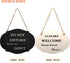 Double-Sided Wooden Do Not Disturb Door Hanger Sign for Offices, Homes, Clinics, and Hotels
