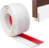 YOUSHARES White Door Seal Draught Excluder, 2" Width x 39" Length Weather Stripping for Soundproofing and Warmth
