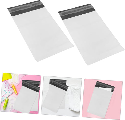 200pcs Beavorty Menstrual Pouches Napkin Disposal Bags for Women Self-Sealing Strong and Thick Privacy for Bathroom