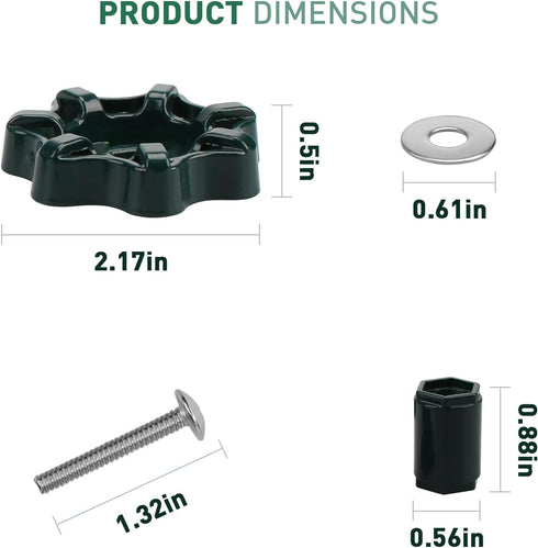 C-134KT-805 Hose Bib Repair Kit - Outdoor Faucet Handle for PRIER-C-134KT-805 with Universal Design Adapter