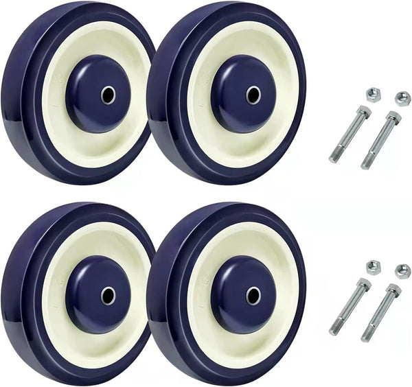 SY America SYRATION 5" 4 Pack Polyurethane Stepped and Full Tread Face w/Double Ball