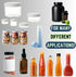 165 x 28 mm Clear Perforated Shrink Band for Glass Jars and Containers - Bundle of 250
