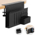 Desk Side Storage Holder - Desk Organizer for Laptop Clamp-On Desk Shelf, Drilling Standing Desk Drawer for Office