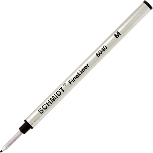 Schmidt 6040 Fineliner, Spring Loaded Refill, 1.0mm, Point Black, 2 Pack Blister