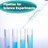 100 PCS 3ML Disposable Plastic Dropper Pipettes for Accurate Liquid Transfer, Excellent Suction for Oils, Crafts, Labs