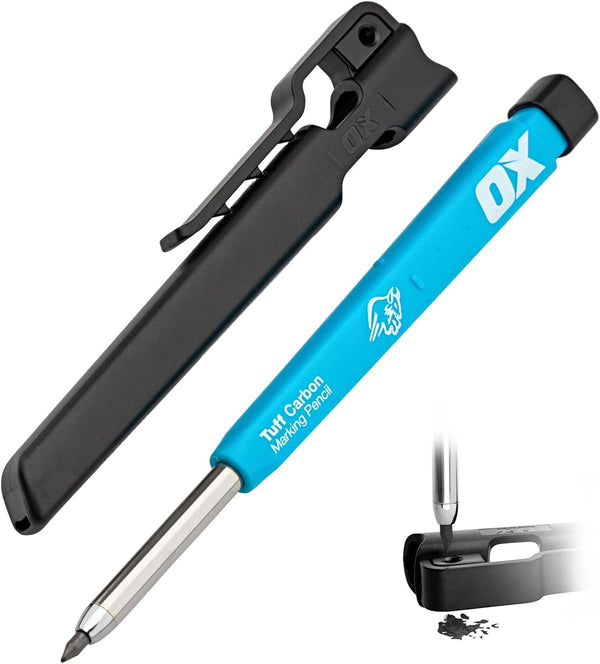 OX Tools Carpenter Pencils Mechanical Set Heavy Duty Construction Pencil with 2.8mm