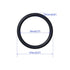 50 PCS Nitrile Rubber O Ring 11mm OD 8mm ID 1.5mm Width, Metric Buna-N NBR Sealing Gasket Plumbing, Gas, Automotive and Faucet Repair, Resist Oil and Heat O-Rings, Black