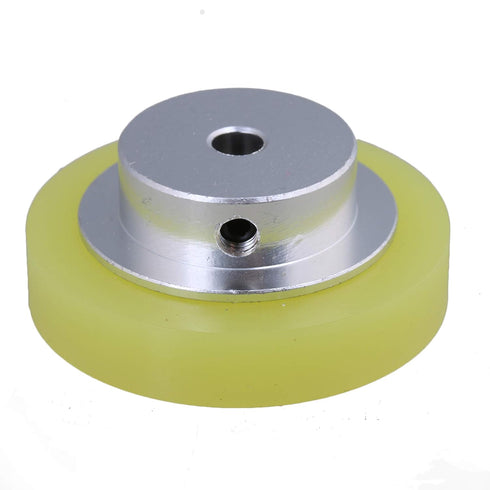 CNBTR 50x6mm Aluminum Silicone Industrial Encoder Wheel Meter for Rotary Encoder