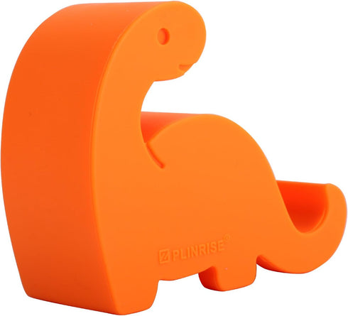 Plinrise Animal Desk Phone Stand, Update Dinosaur Silicone Holder, Creative Phone Tablet Mounts, Size: 1.3" X 3.0" X