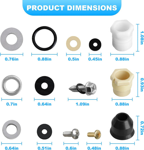 for Prier 630-7755 Wall Hydrant Repair Kit Fit Mansfield Wall Hydrants