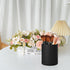 Pen Holder for Desk, Cute Cup Organizers (Black, 3.94" x 3.15" x 3.15")
