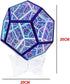 WBTY Dodecahedron Art Light, Space LED Light Adjustable Color Light, Creative Cool Infinite Color Night Light Ambient