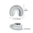Diamond Oscillating Tool Blade Set, Multi Tool Mortar Cutting Saw Blades for Grout Removal, 4-Pack